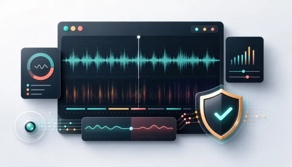 AI voice scam call review with detector signal and verification steps